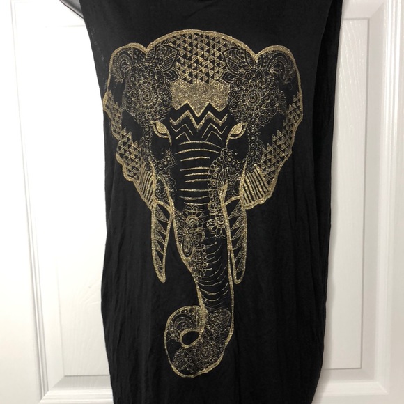 Elephant🐘 Gold & Black Top - Picture 2 of 3